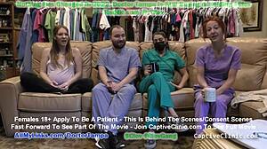 医生Riven Rogue在高清视频中探索怀孕的Nova Mavericks阴道的极限