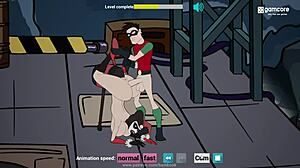 动漫和漫画角色在这个同性恋色情视频中变得肮脏