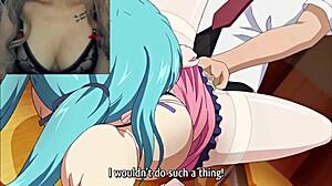 青少年在Hentai动画视频中与老师做爱